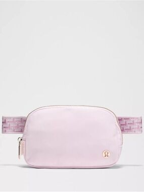 Lululemon Everywhere Belt Bag 1L L Monogram Metallic Blissful Pink/Gold - RARE